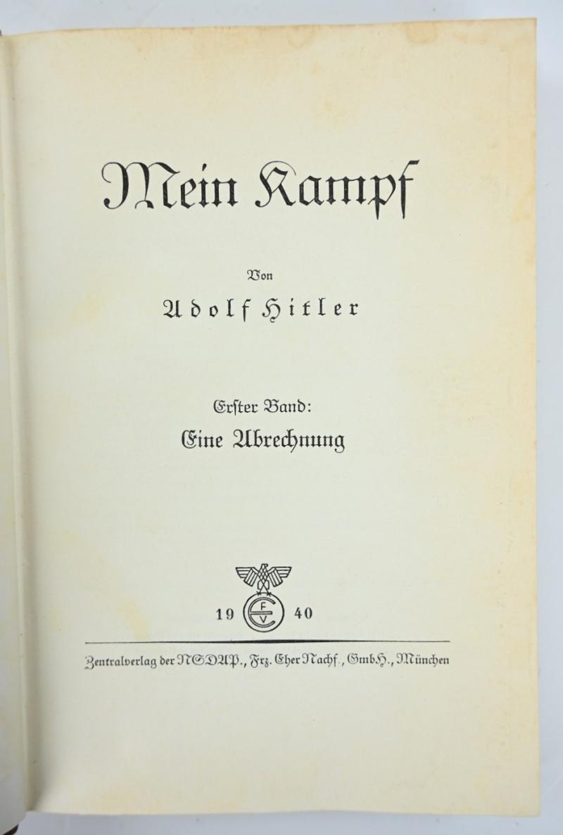 German Adolf Hitler Mein Kampf Book Set 1940