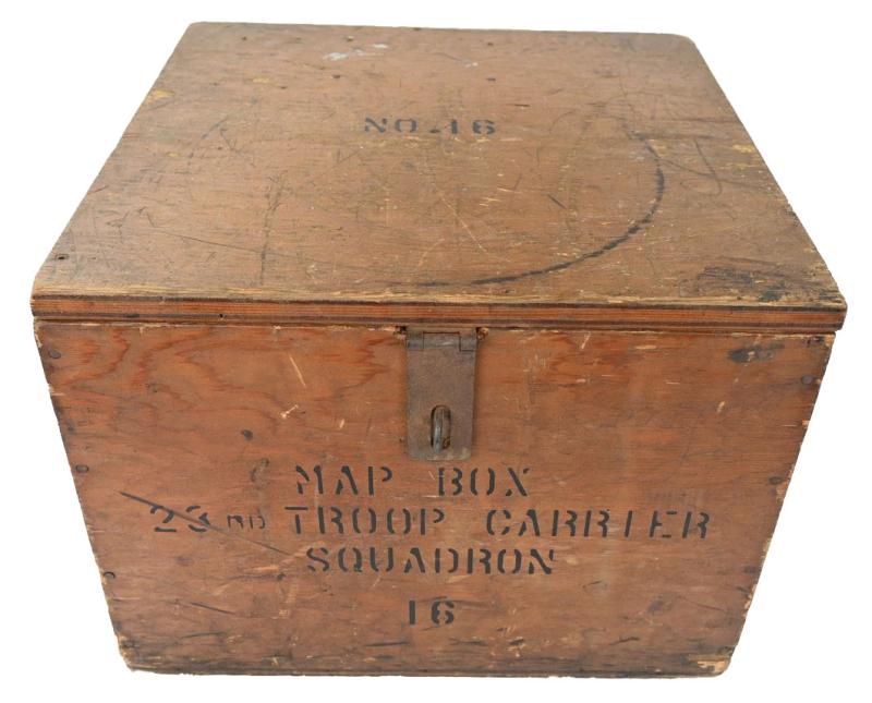 USAAF WW2 23rd Troop Carrier Map Box