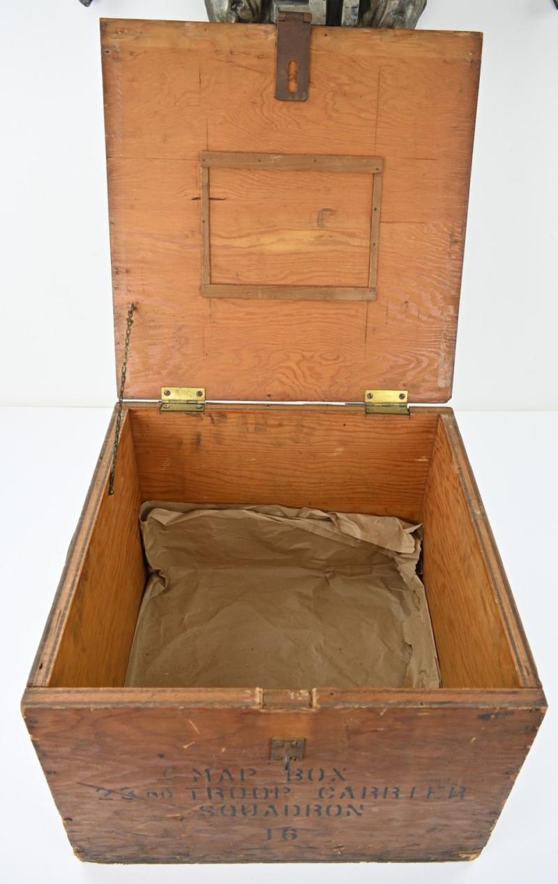 USAAF WW2 23rd Troop Carrier Map Box