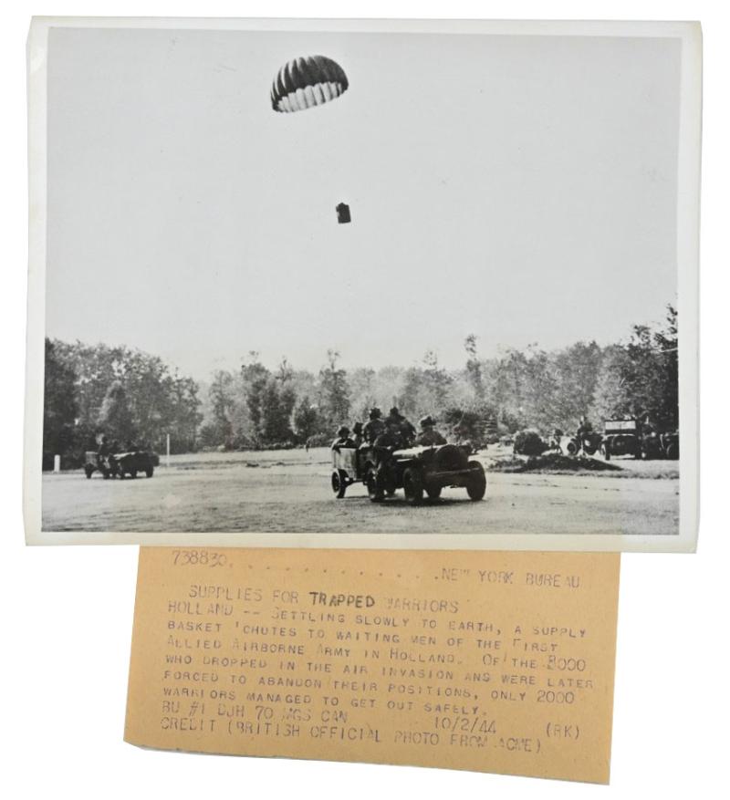 British Airborne WW2 Press Photo 'Market Garden'