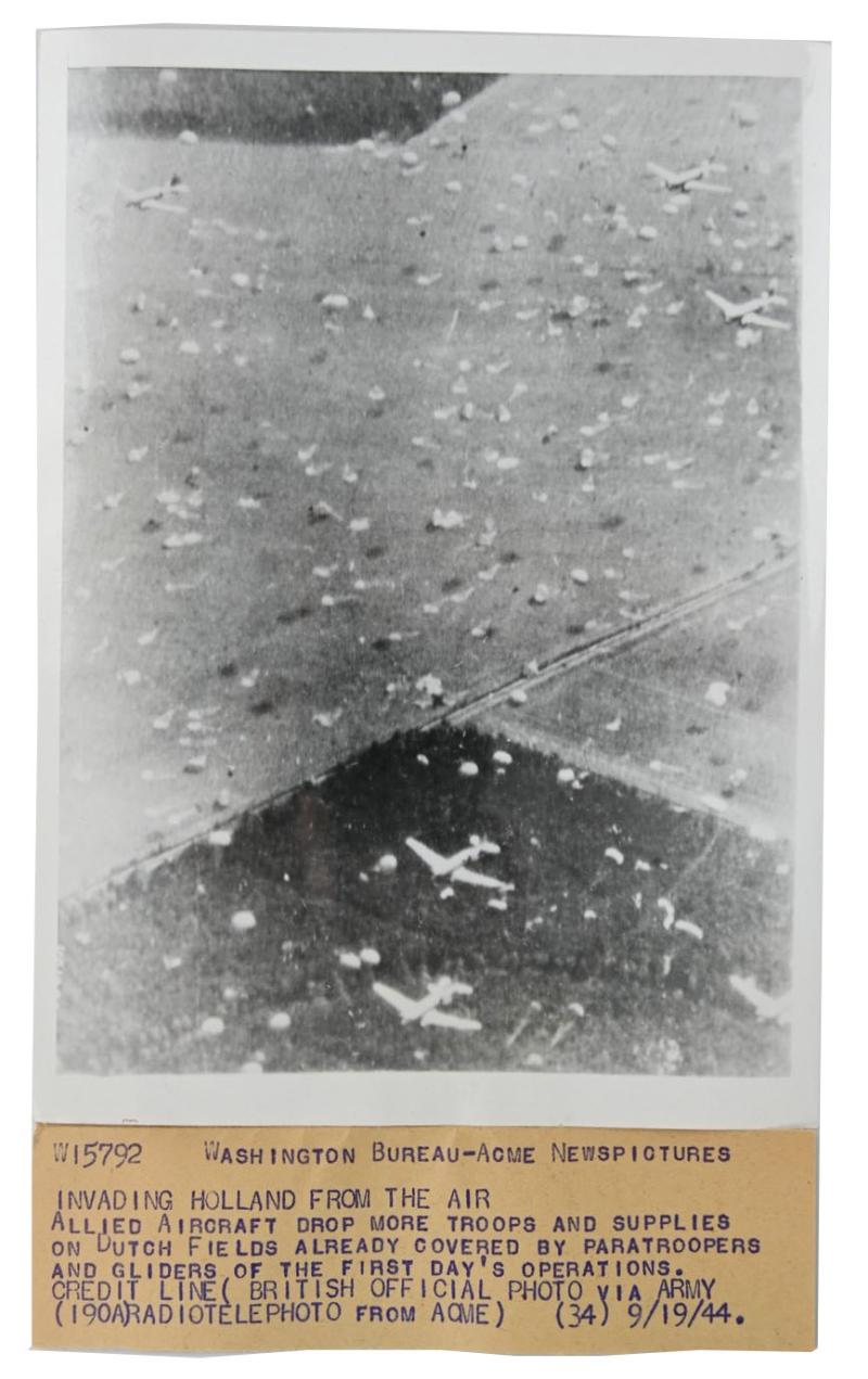 US Airborne WW2 Press Photo 'Market Garden'