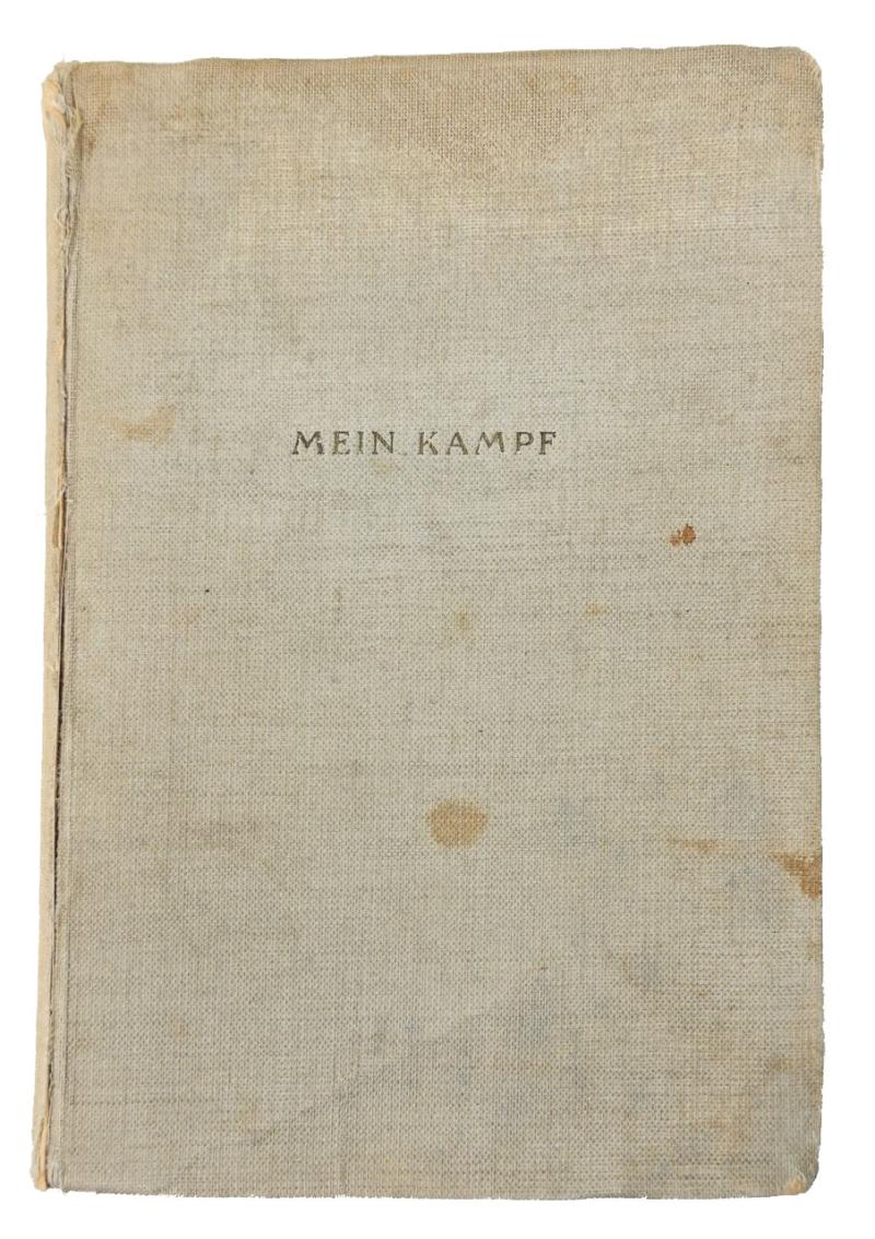 Letvian WW2 Mein Kampf Book Adolf Hitler Presented by General der Flieger Pflugbeil