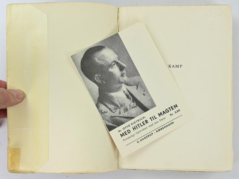 Swedish WW2 Mein Kampf Book by Adolf Hitler 'Min Kamp'