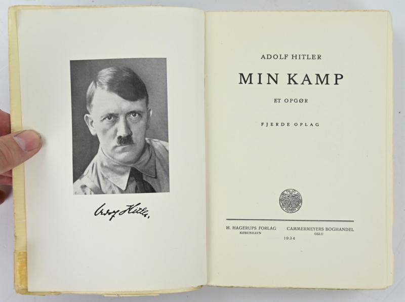 Swedish WW2 Mein Kampf Book by Adolf Hitler 'Min Kamp'