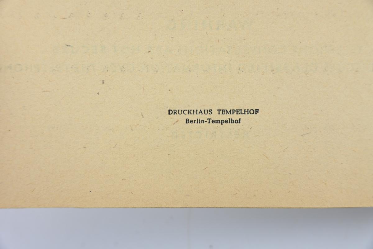 US Headquarters Berlin Telephone Directory