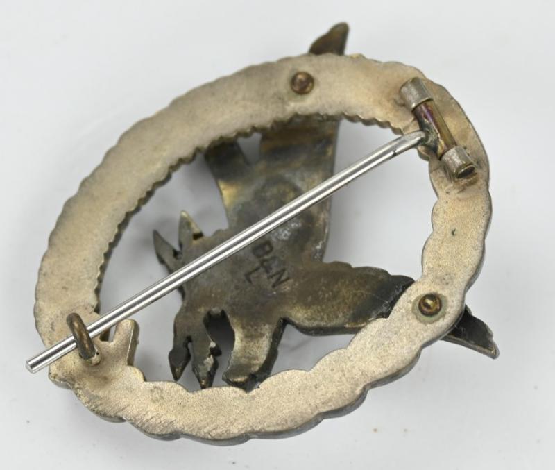 German LW Airgunner Badge with Lightning 'B&NL'
