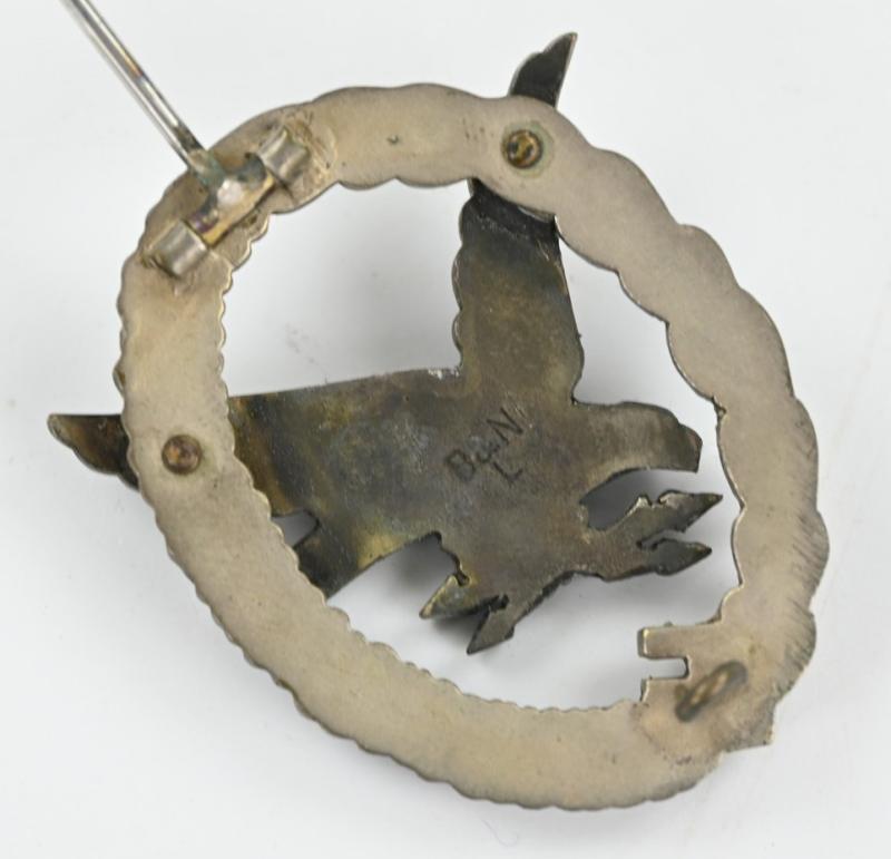 German LW Airgunner Badge with Lightning 'B&NL'