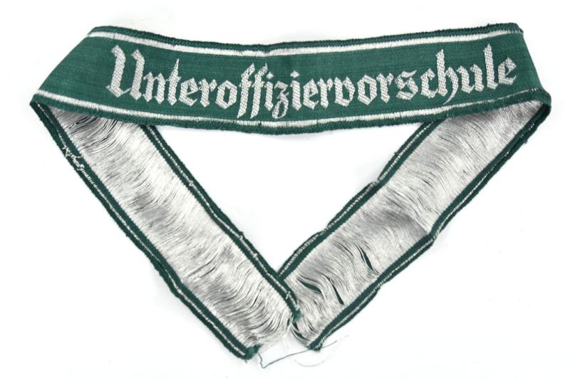 German WH Cufftitle 'Unteroffiziervorschule'