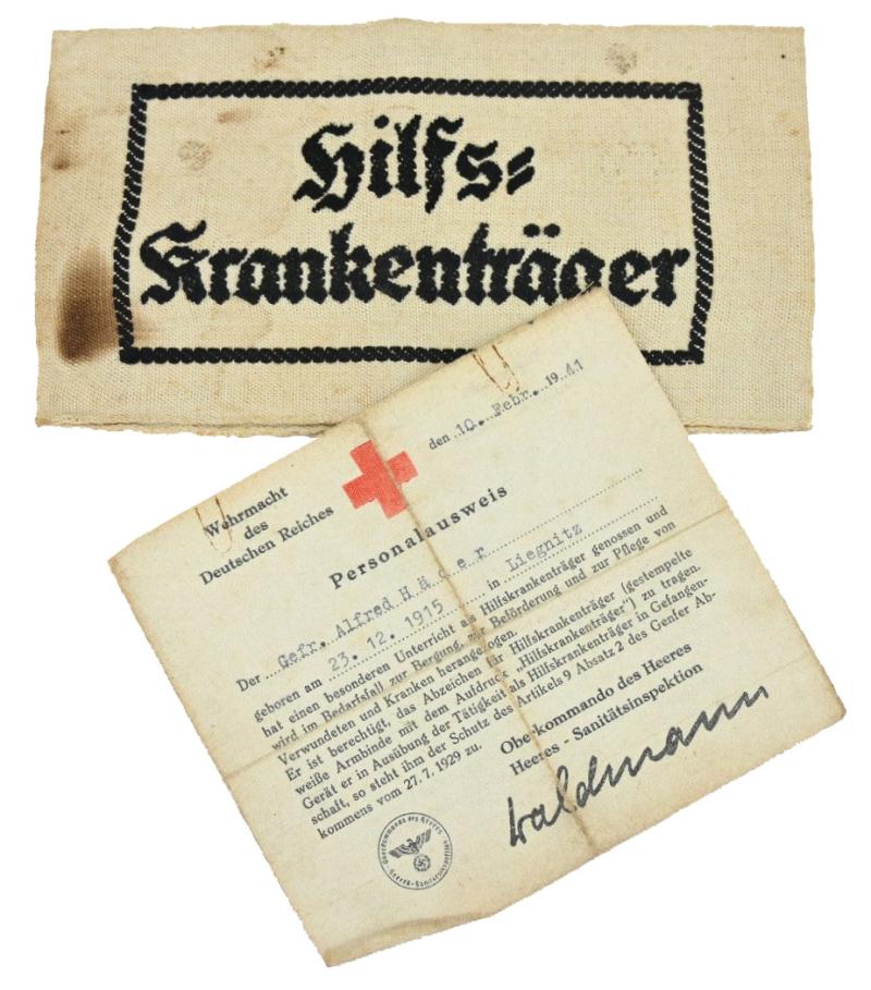 German WH Personel Acting Stretcher Bearers Grouping