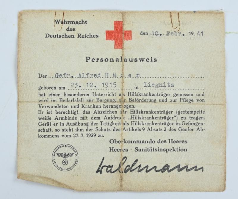 German WH Personel Acting Stretcher Bearers Grouping