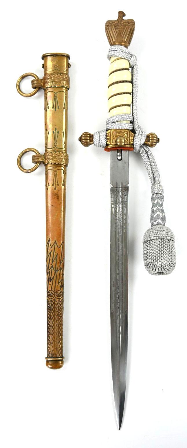 German KM Navy Officer Dagger 'WKC'
