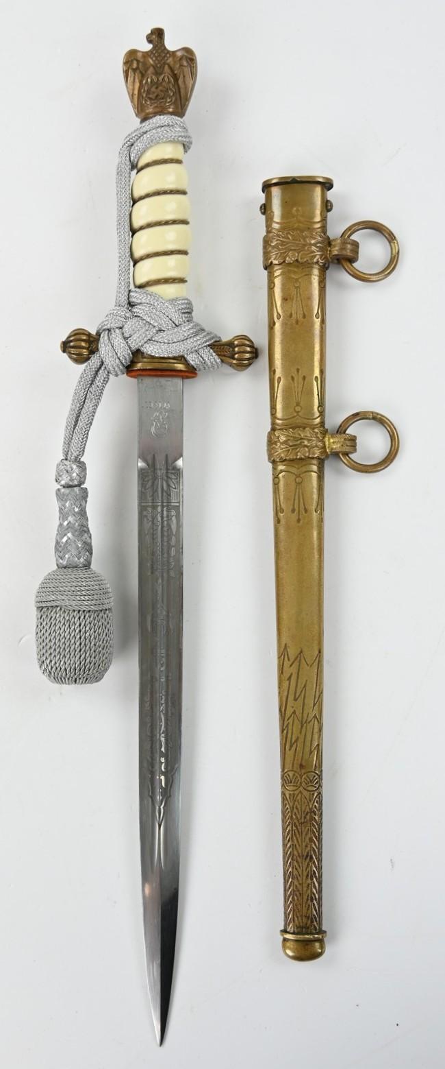 German KM Navy Officer Dagger 'WKC'