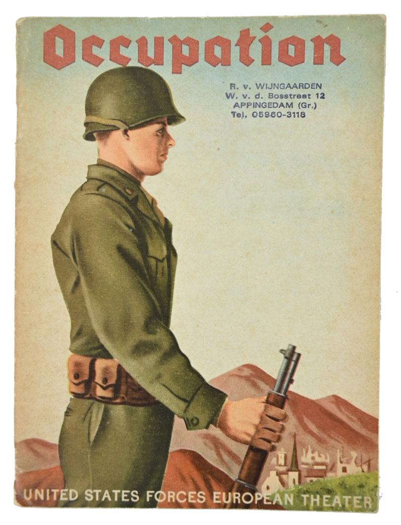 US WW2 Occupation Information Booklet